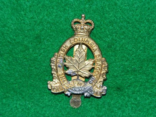 The British Columbia Dragoons Cap Badge