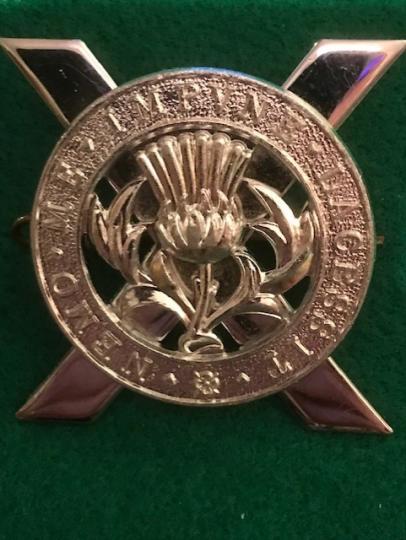 The Lowland Brigade Cap Badge 1959-1968 (also Lowland Regt TA)