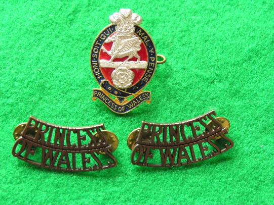 Princess of Wales Royal Regiment Cap badge