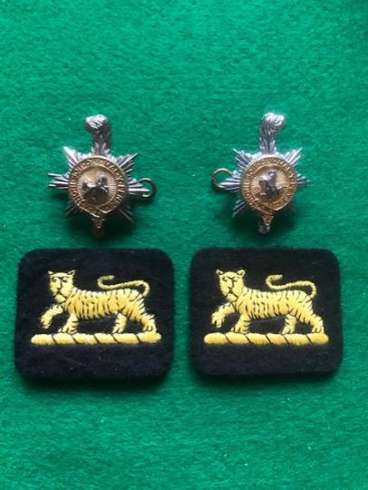 Princess of Wales Royal Regiment Collar Badges