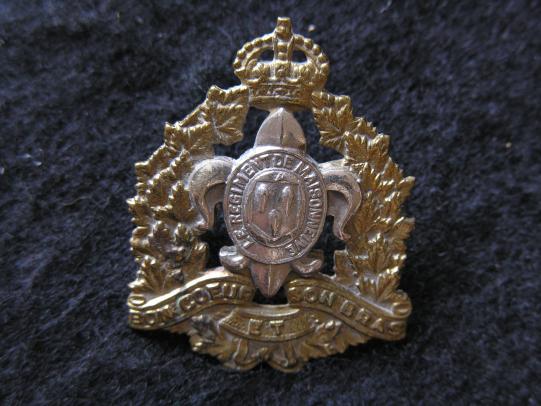 Canadian Le Regiment de Maisonneuve Cap Badge