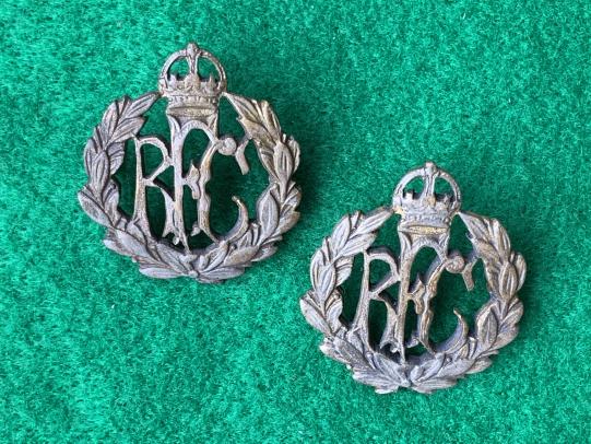 Royal Flying Corps Collar Badges
