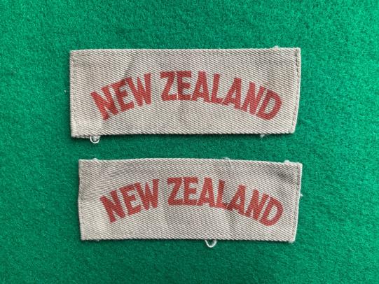 WWII New Zealand Tropical Shoulder Titles