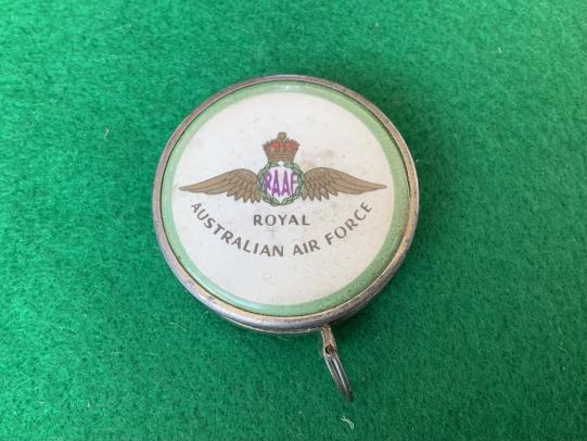 WWII Tape Measure with RAAF Pilot Insignia
