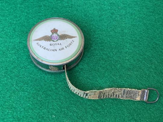 WWII Tape Measure with RAAF Pilot Insignia