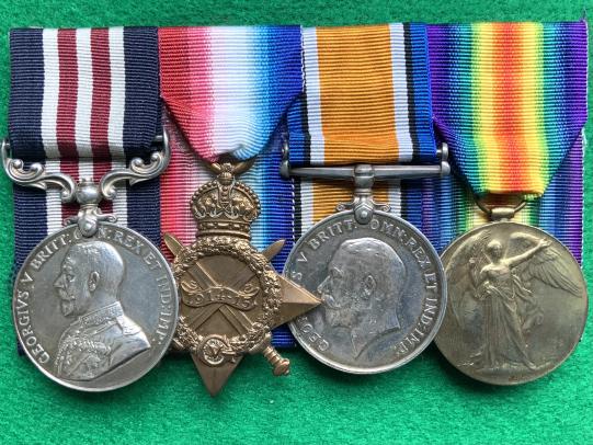 WWI Military Medal Group of Four South Lancs Regiment