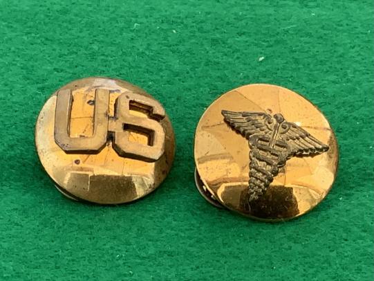WWII US Army Enlisted Medical Corps Branch Insignia