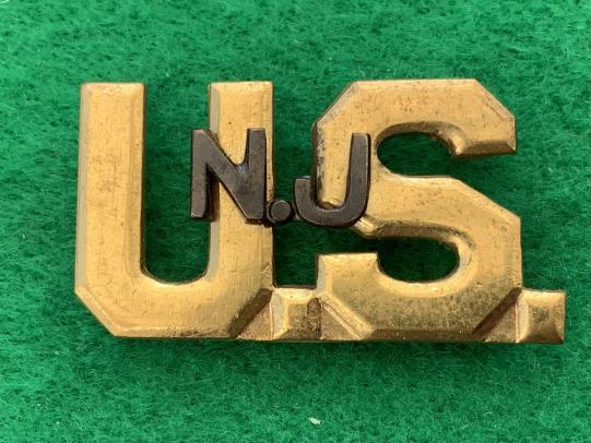 US National Guard Officers Collar Insignia 1921-26