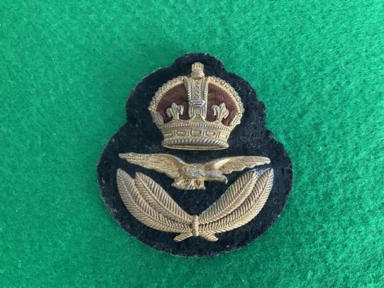 Early Royal Air Force Officer’s Cap Badge