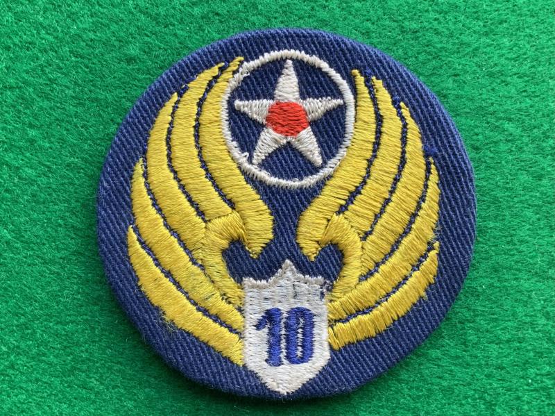 WWII US Army 10th Air Force Patch