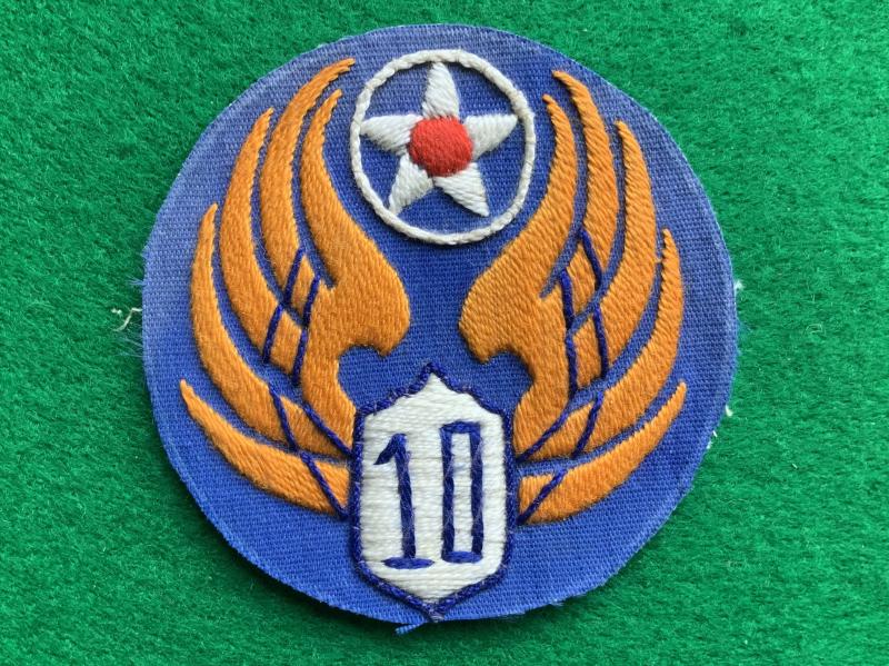 WWII US Army 10th Air Force CBI Patch