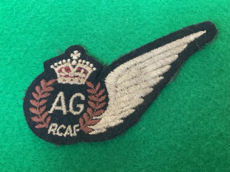 Royal Canadian Air Force Air Gunner Half Wing