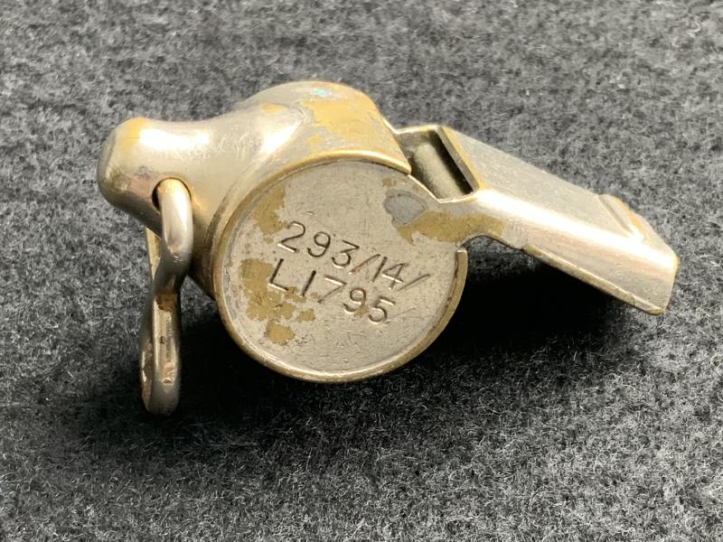 WWII Royal Air Force Ditching Whistle