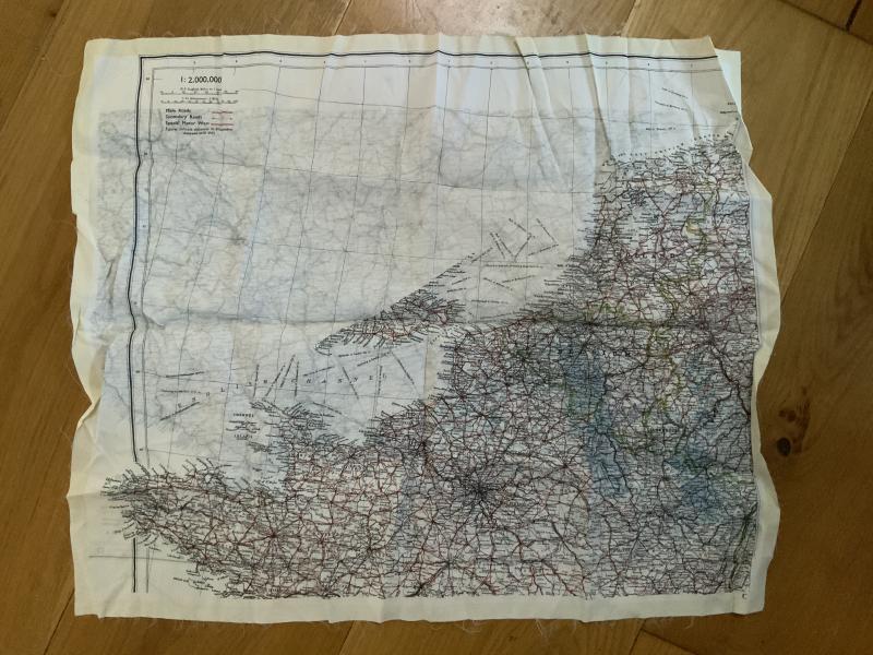 WWII Escape Map - France