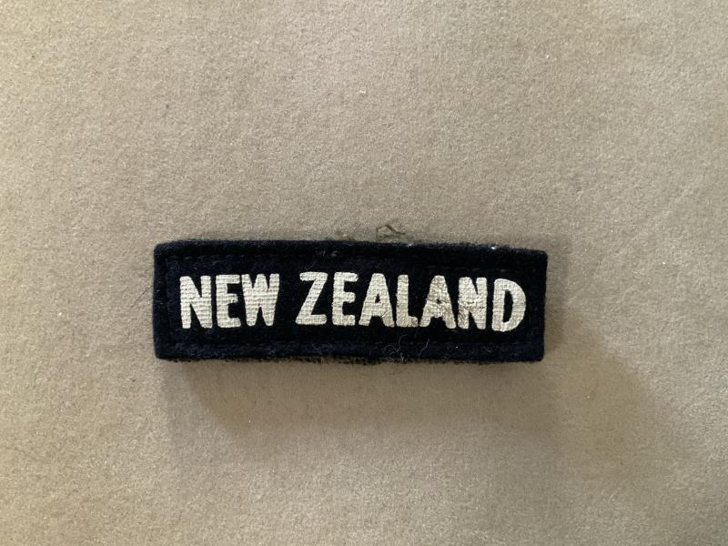 WWII New Zealand Slip-on Title