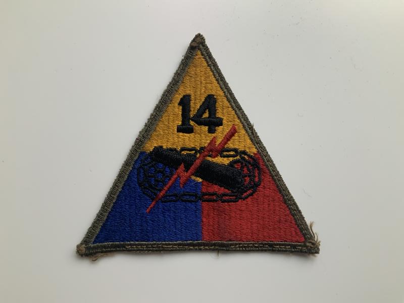 WWII US Army 14th Armored Division Patch