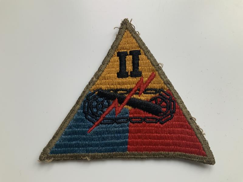 WWII US Army 2nd Armoured Division Headquarters Patch