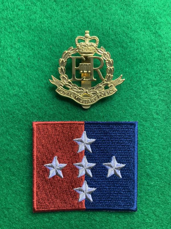 British 1st Military Police Brigade and cap Badge