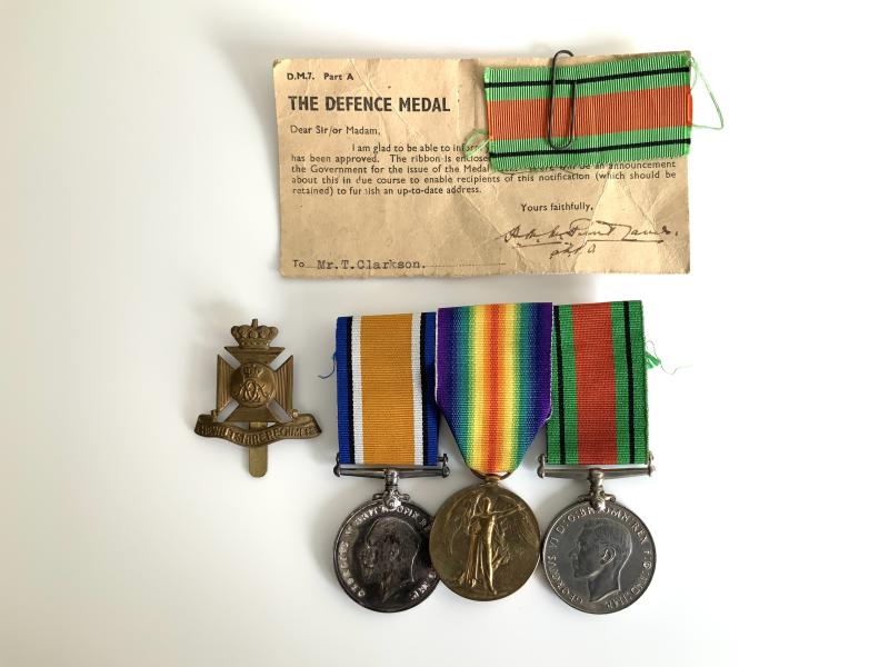 WWI and WWII Group of Three Medals