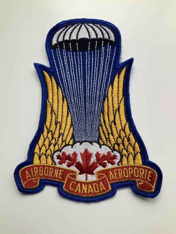 1st Battalion Canadian Airborne Large Jacket Patch