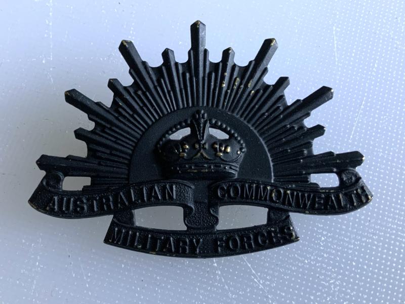 Australian Commonwealth Military Force Cap Badge