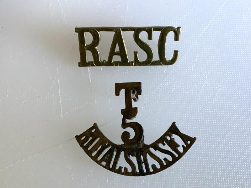 RASC and T5 Royal Sussex Titles