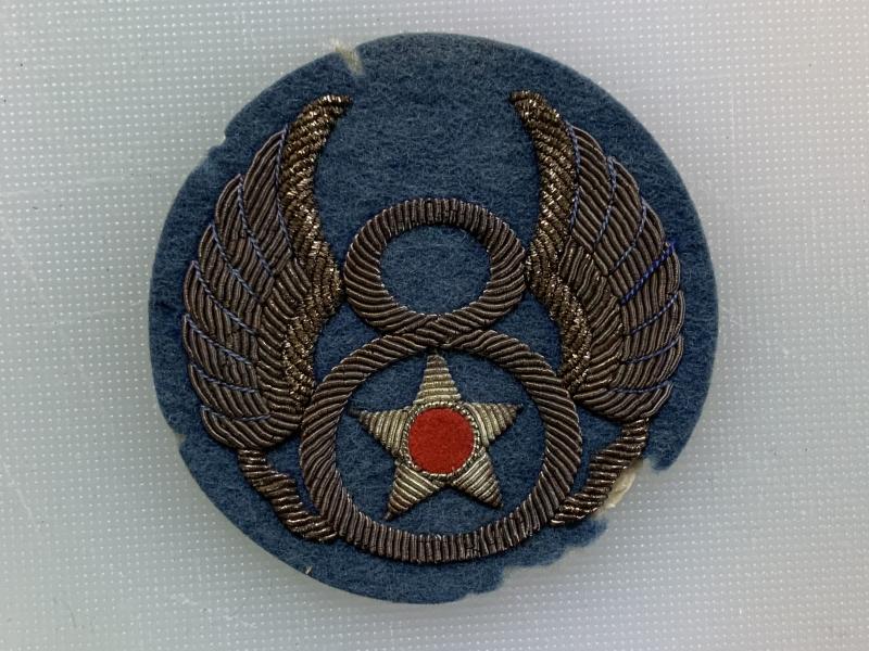 WWII US 8th Air Force patch in Bullion