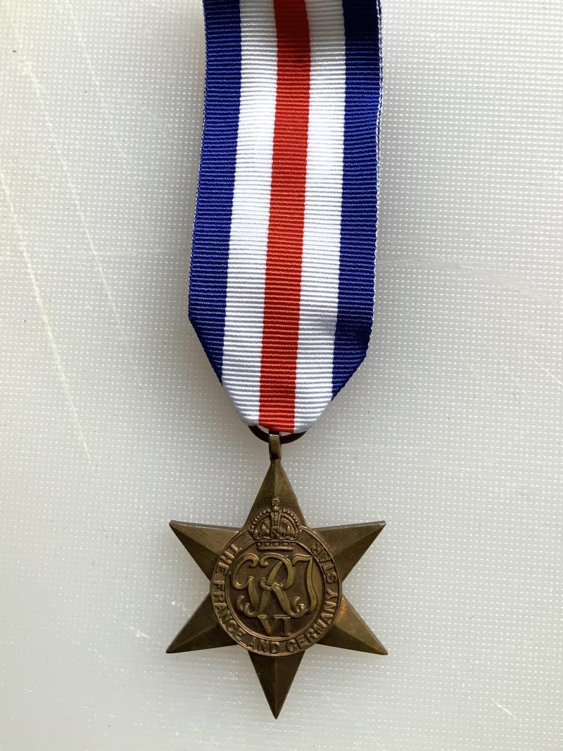 WWII The France and Germany Star Medal