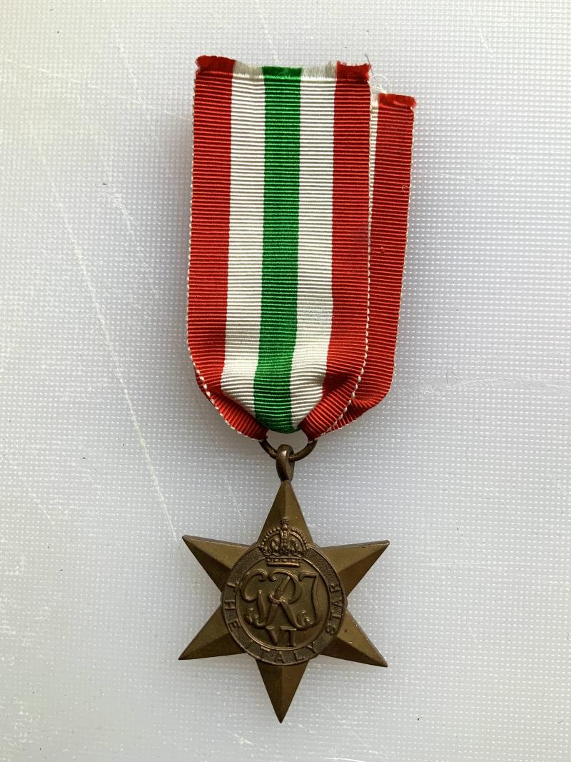WWII The Italy Star Medal