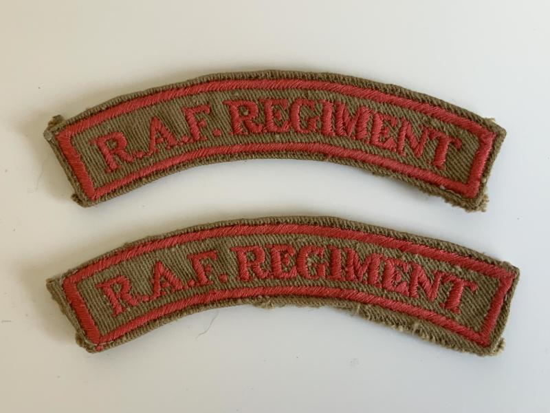 WWII Royal Air Force Regiment Tropical Title
