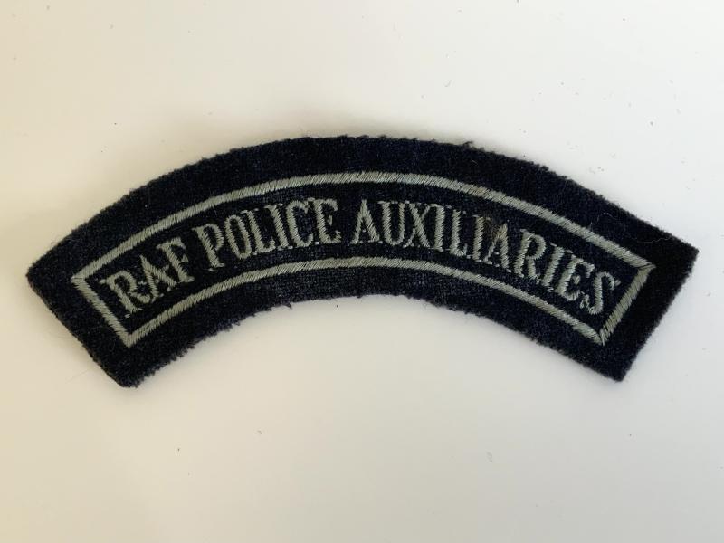RAF Police Auxiliaries Shoulder Title