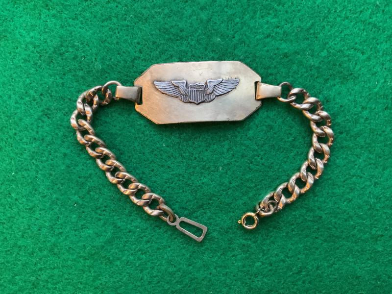 WWII US Army Air Force Sweetheart Bracelet