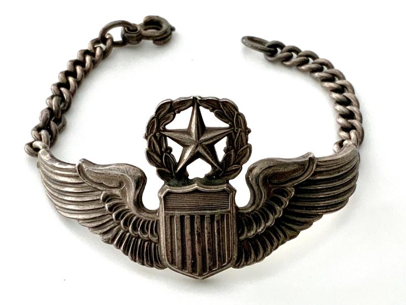 Rare WWII US Army Air Corps Command Pilot Bracelet