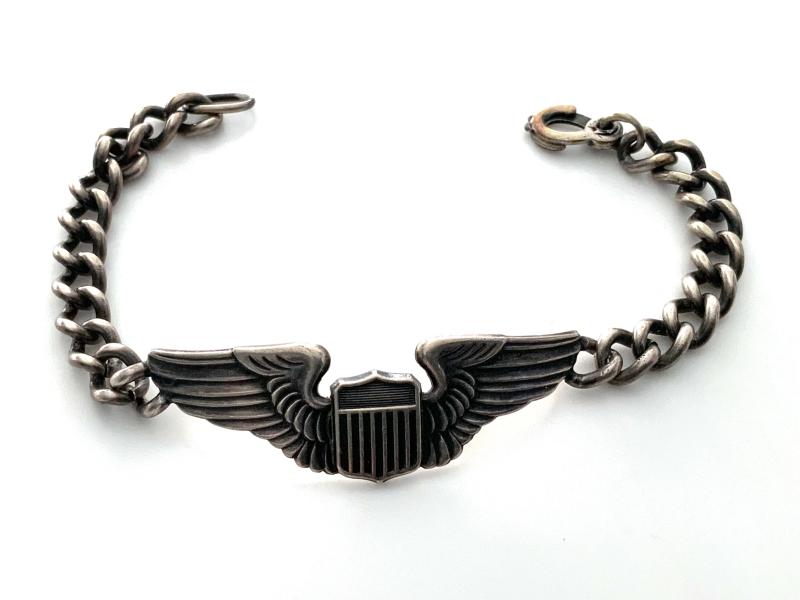 WWII US Army Air Corps -  Pilot Wing Bracelet