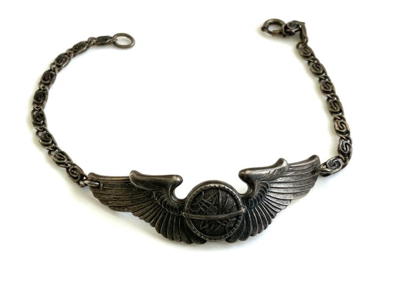 WWII US Army Air Force - 2” Navigator Wing Bracelet