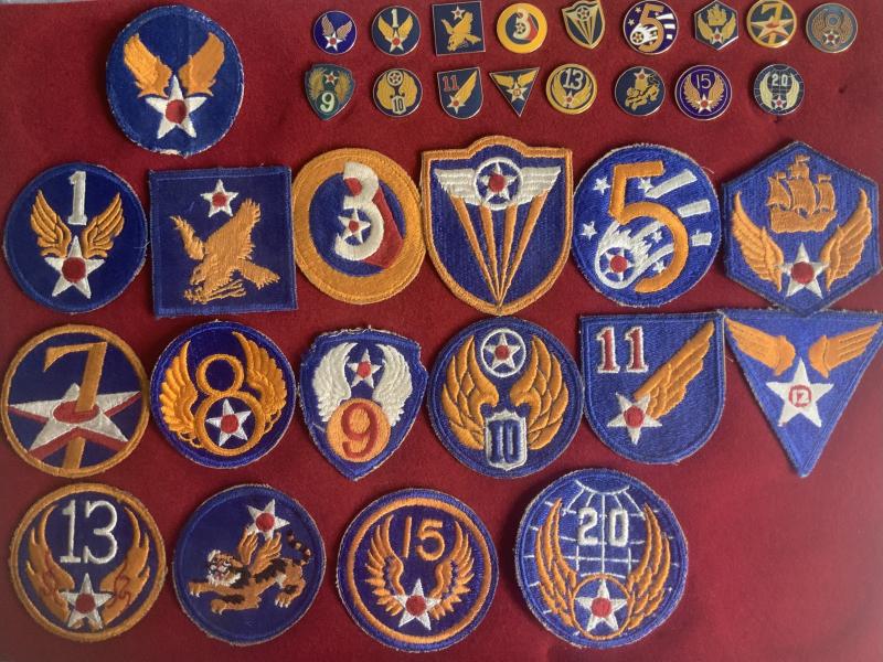 WWII US Army Air Forces Patches