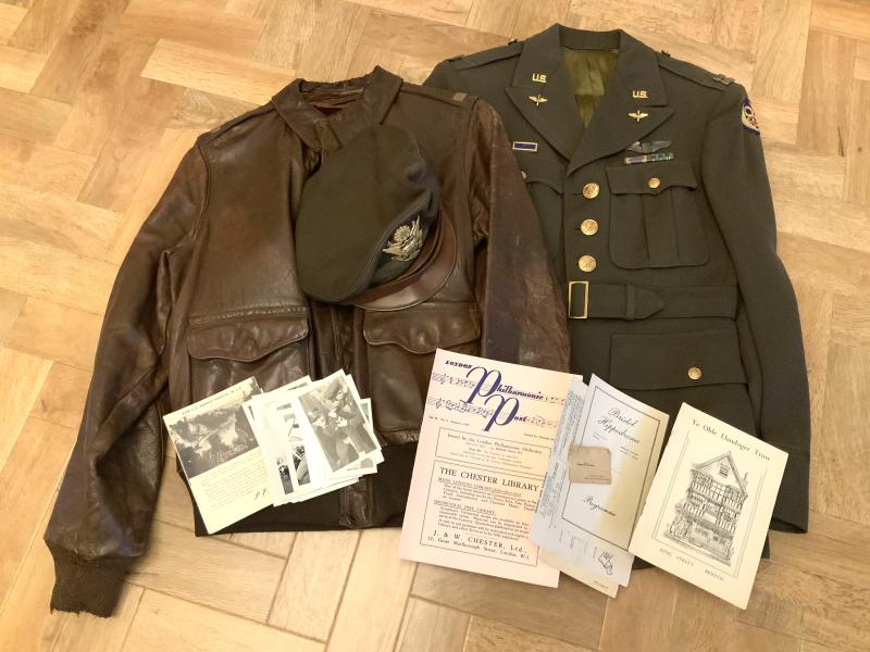 WWII USAAF Named A-2 Jacket and Service Uniform