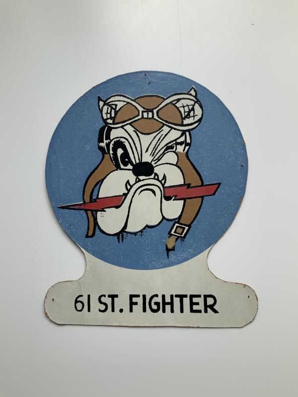 61st Fighter Squadron Leathette Disney Patch