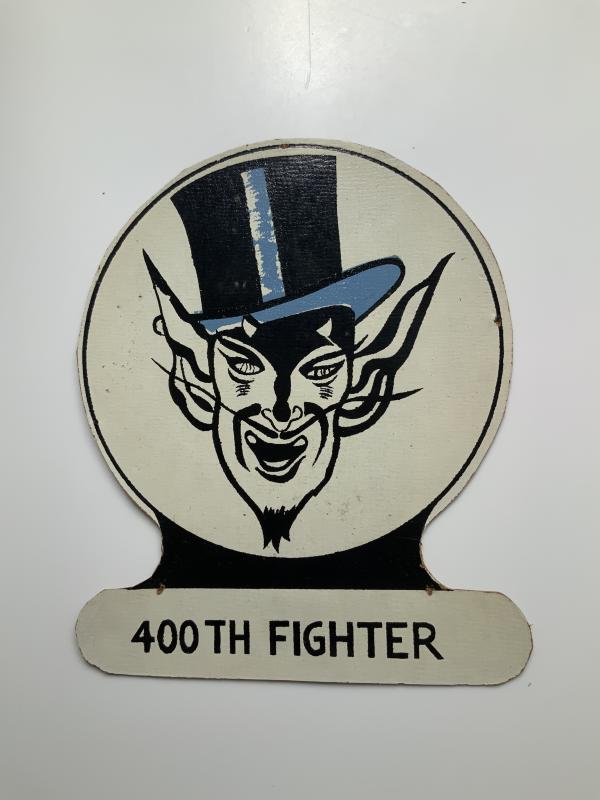 400th Fighter Squadron Disney Leatherette Patch