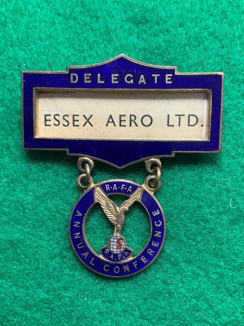 Royal Air Force Association Delegate Badge