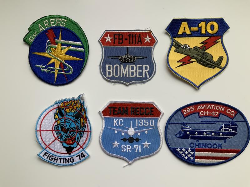 Group of US Air Force Patches