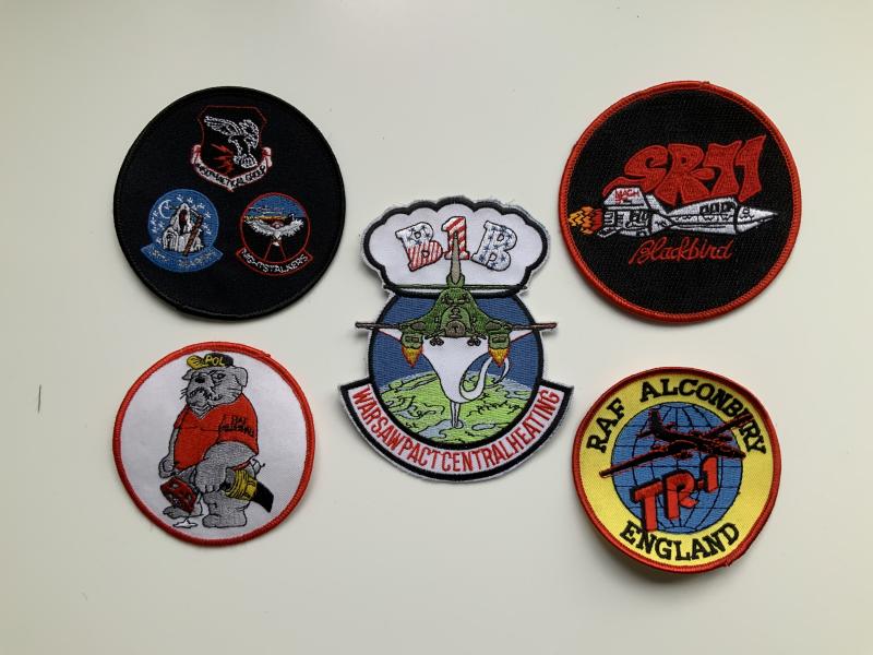 Group of 5 US Air Force Patches