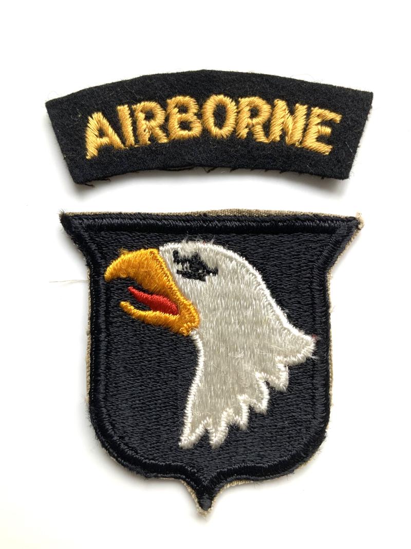 WWII 101st Airborne Division Patch with an English Arc