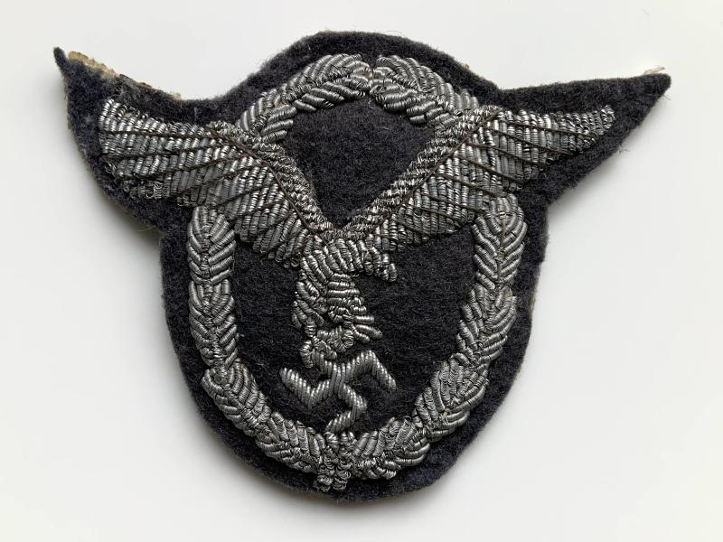 Luftwaffe Pilot in Bullion Thread