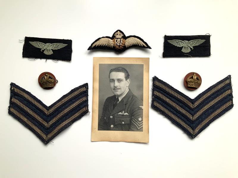 WWII Royal Air Force Flight Sargeant Grouping