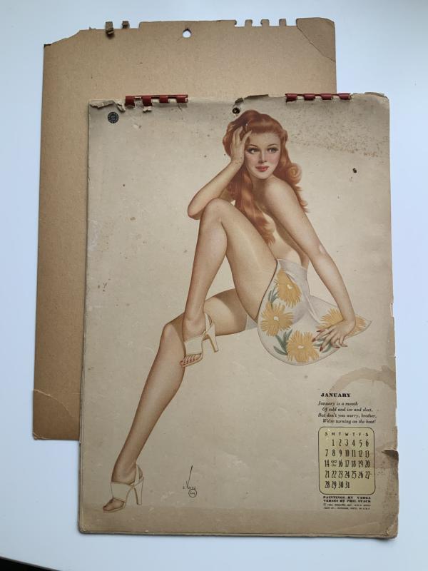 WWII 1944 Varga Calendar