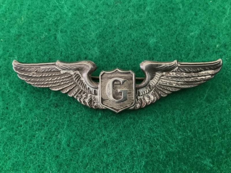 WWII US Army Air Force English Made “Glider Pilot” Wing