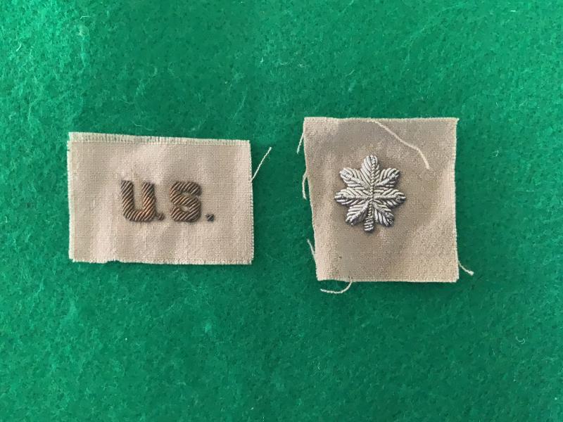 WWII US Army  U.S. and Lt. Colonel  in Bullion