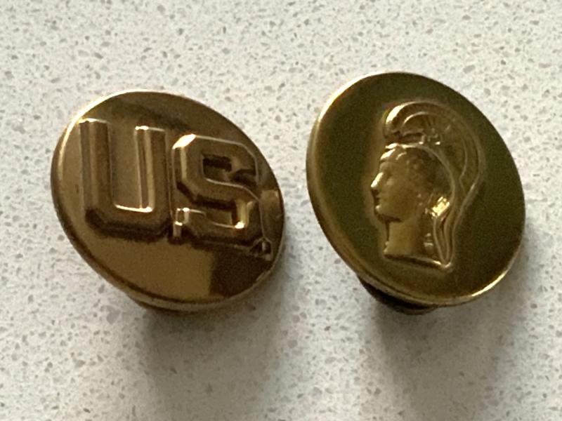 WWII Pair of US Women’s Army Corps Collars