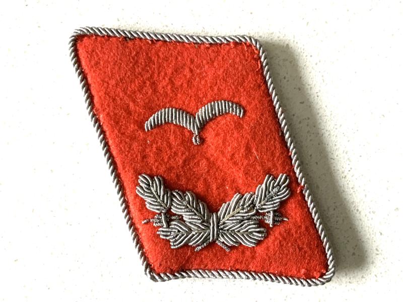 WWII Luftwaffe Flak Lieutenant Officer in Bullion